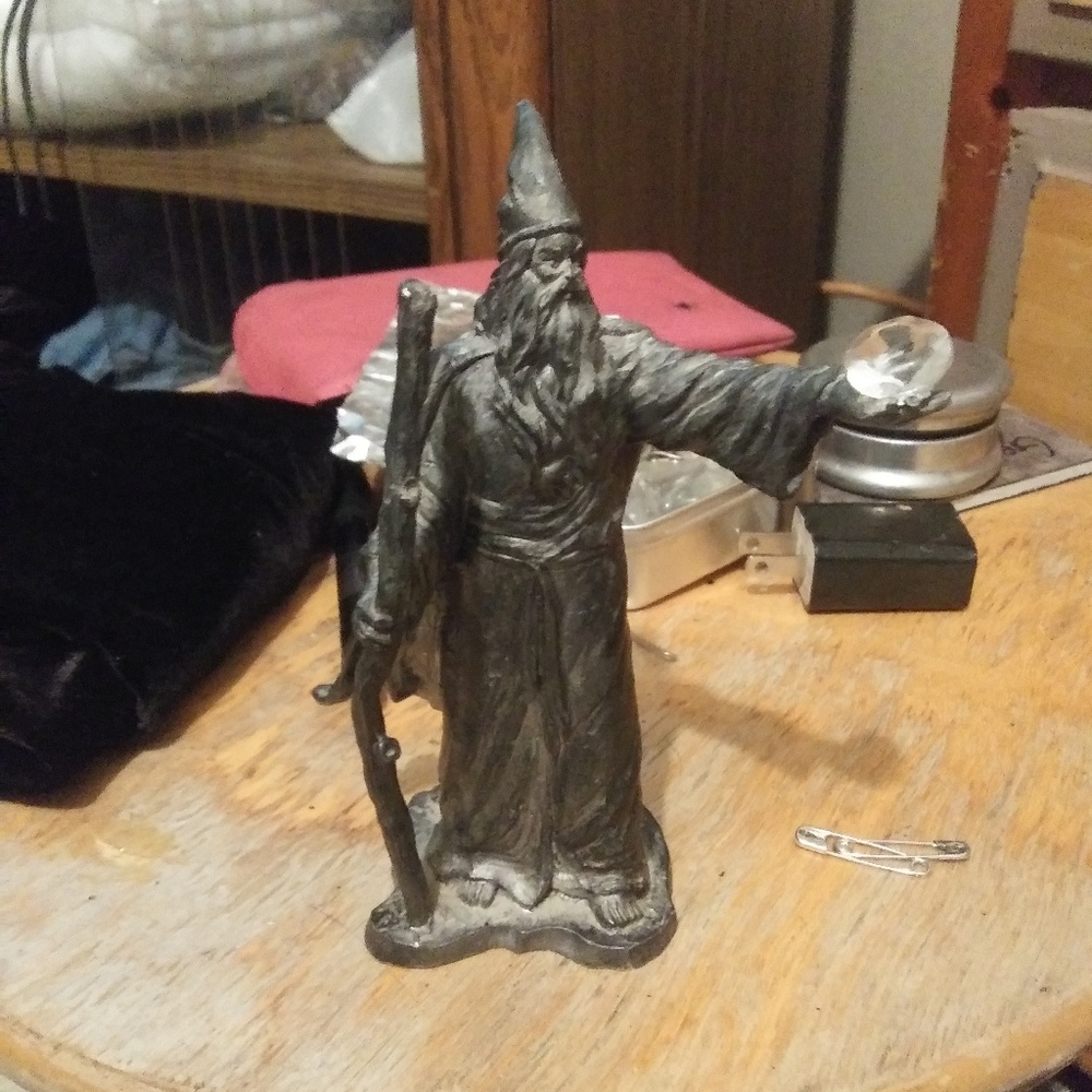 1990 Michael Riker Pewter Wizard
